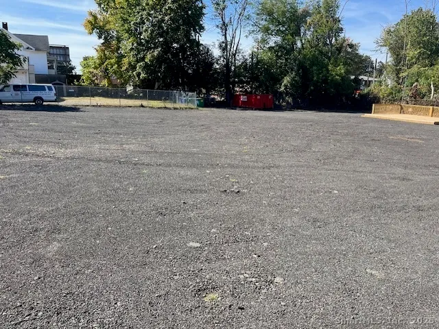 a view of road with a building