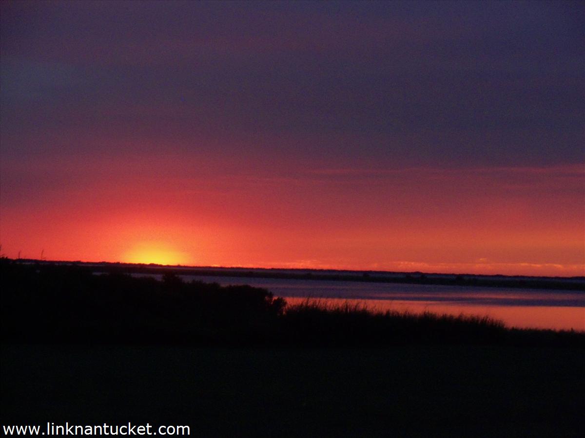 262 Polpis Road Nantucket, MA 02554 - Photo 32 of 32 Sunset from the deck