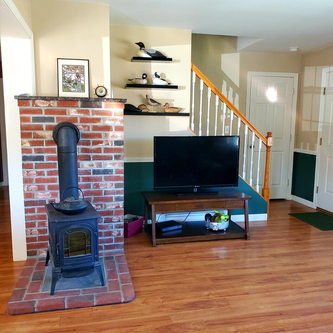 33 Beaver Pond Road Swanville, ME 04915 - Photo 18 of 50 Pretty Brick Hearth w/WD STV