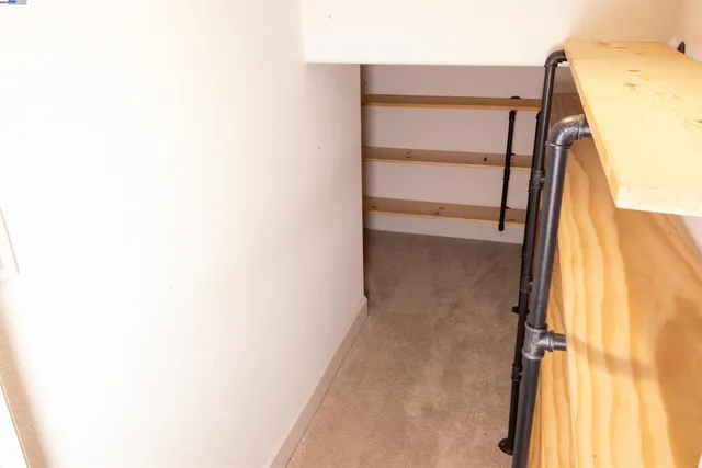 a view of walk in closet