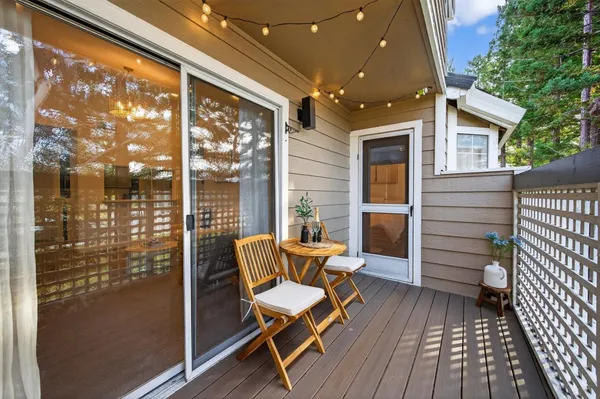 a view of outdoor seating