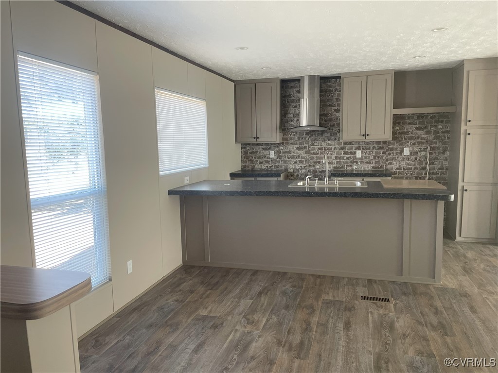 26286 Peters Bridge Road Courtland, VA 23837 - Photo 17 of 32 Kitchen with dark hardwood / wood-style flooring,