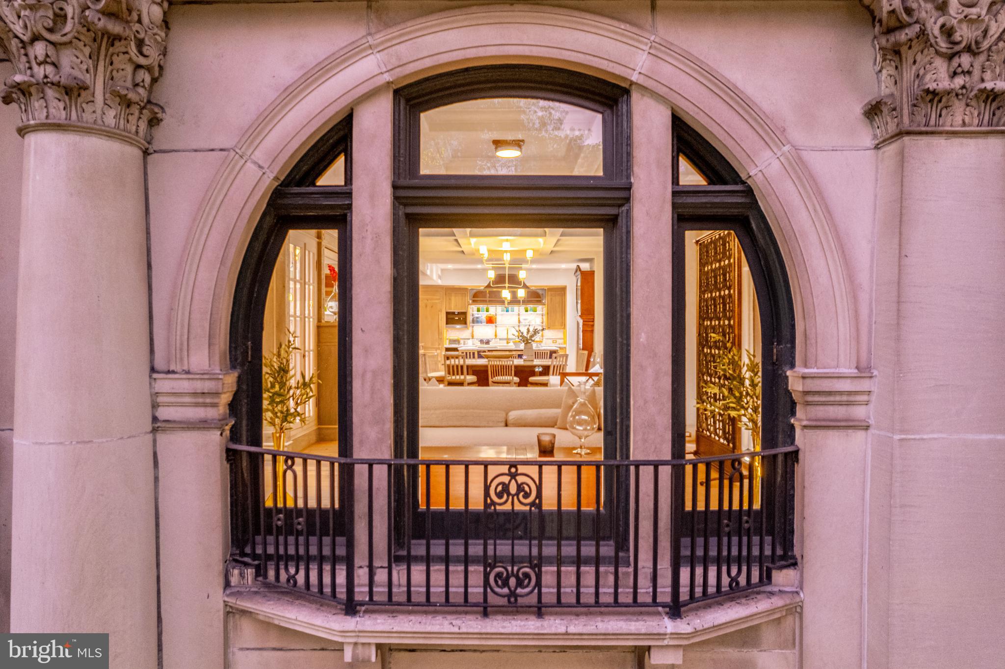 1830 Rittenhouse Square, Unit 3AB Philadelphia, PA 19103 - Photo 75 of 78 Only floor with floor to ceiling arched windows