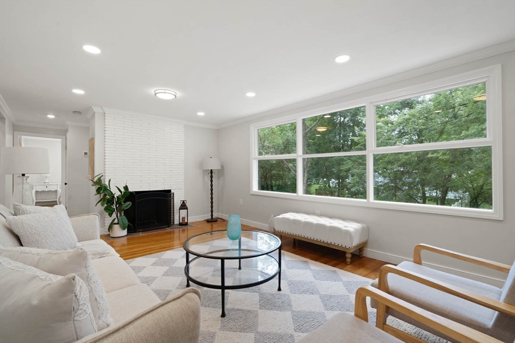 7 Thornberry Road Winchester, MA 01890 - Photo 17 of 35 a living room with furniture and a large window