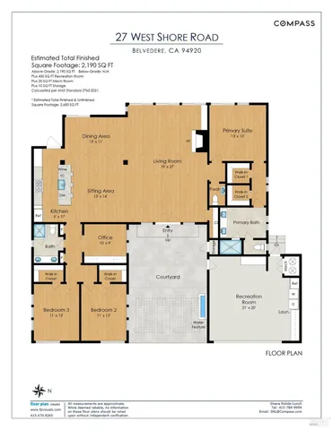 $10,577,000 | 27 West Shore Road, Belvedere, CA 94920