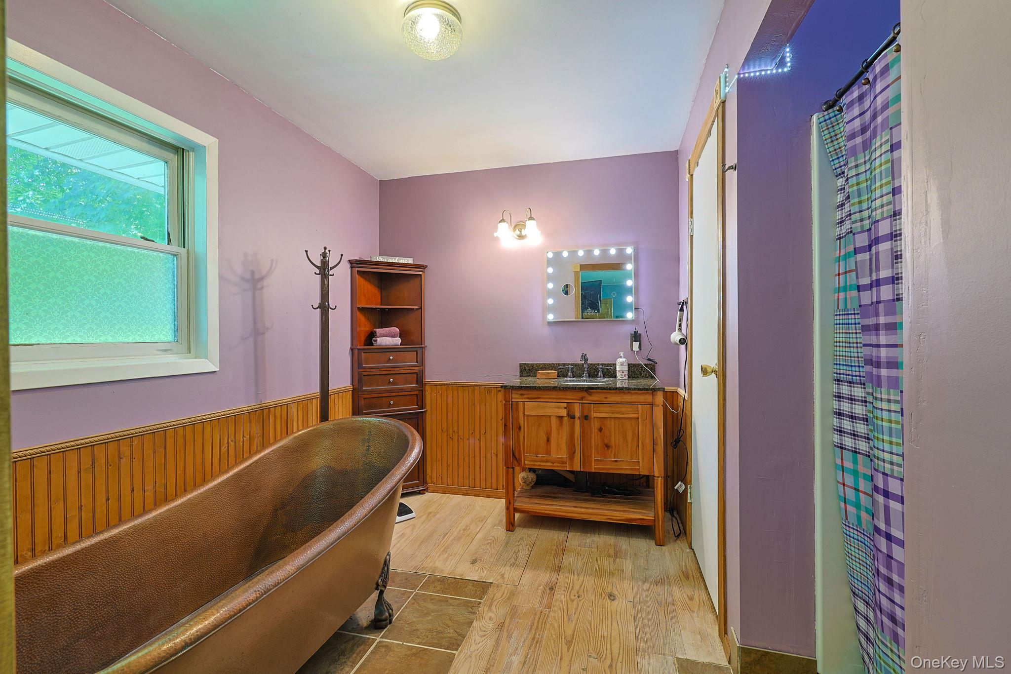 646 County Rte 93 Slate Hill, NY 10973 - Photo 13 of 21 Freestanding copper claw foot bath tub.