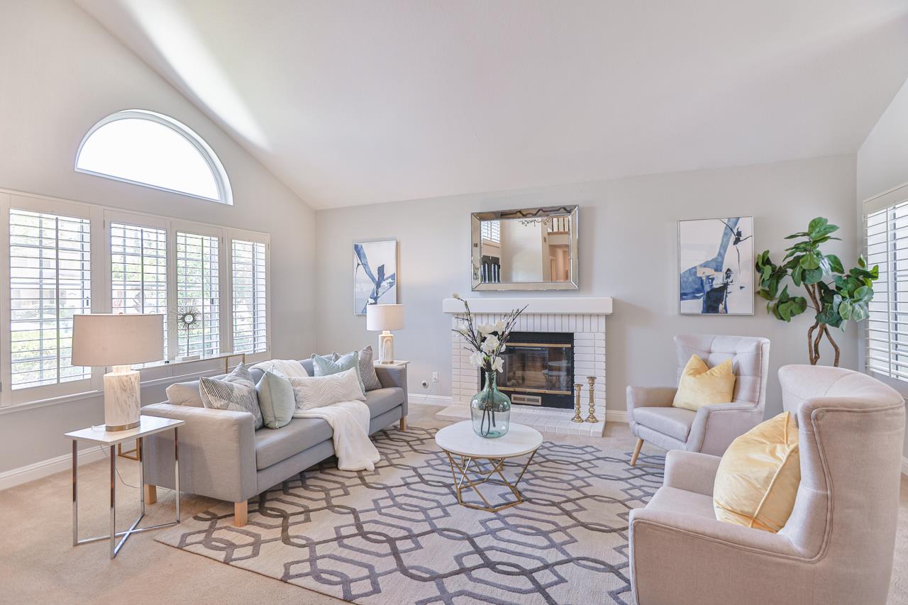 220 Rio Grande Court San Ramon, CA 94582 - Photo 4 of 33 a living room with furniture and a fireplace