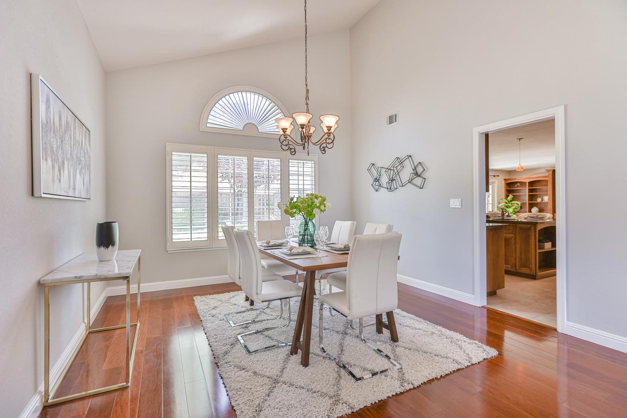 220 Rio Grande Court San Ramon, CA 94582 - Photo 7 of 33 a view of a dining room with furniture and wooden floor