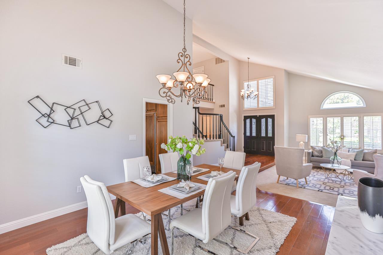 220 Rio Grande Court San Ramon, CA 94582 - Photo 8 of 33 a view of a dining room with furniture window and wooden floor