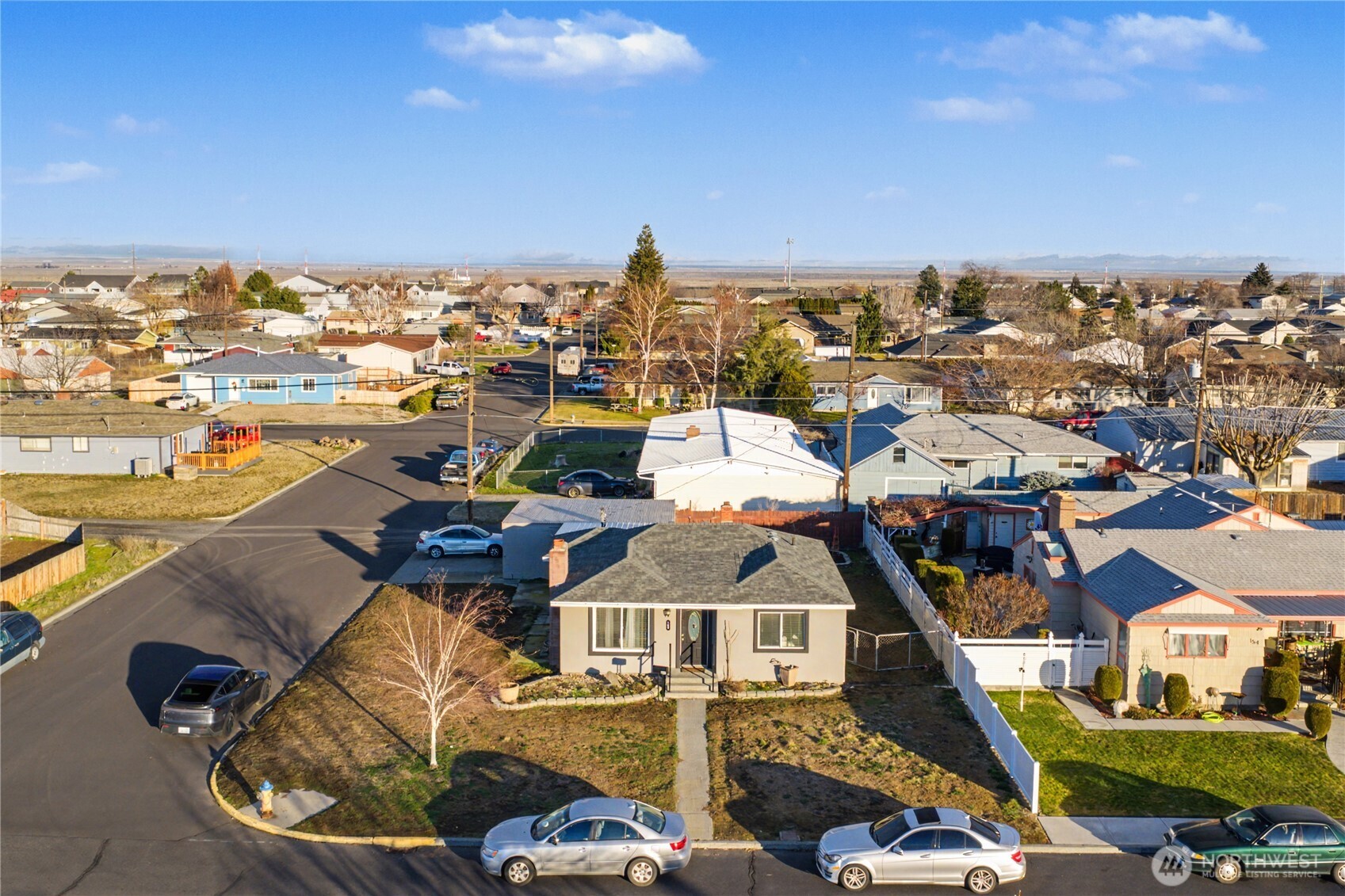 160 G Street Northeast Ephrata, WA 98823 - Photo 33 of 34 an aerial view of a house with a ocean view