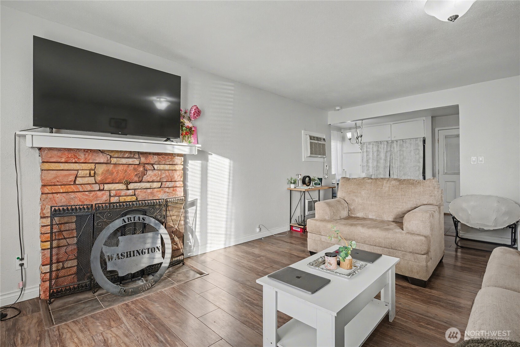 160 G Street Northeast Ephrata, WA 98823 - Photo 6 of 34 a living room with furniture and a flat screen tv