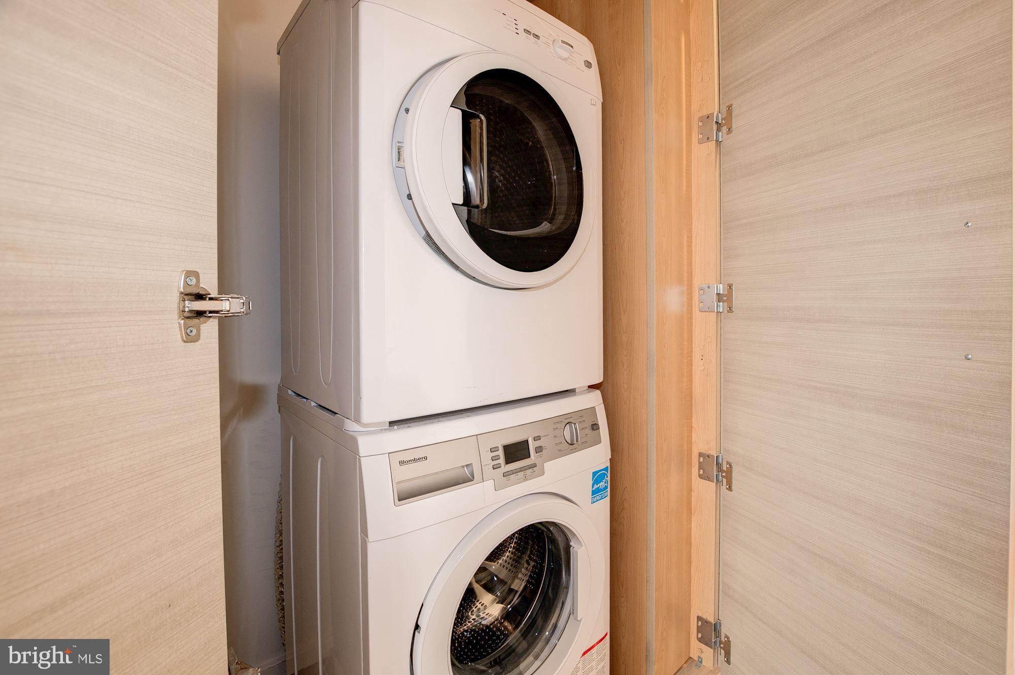 1550 11th Street Northwest, Unit 203 Washington, DC 20005 - Photo 10 of 21 Full-Size Stackable Washer 7 Dryer