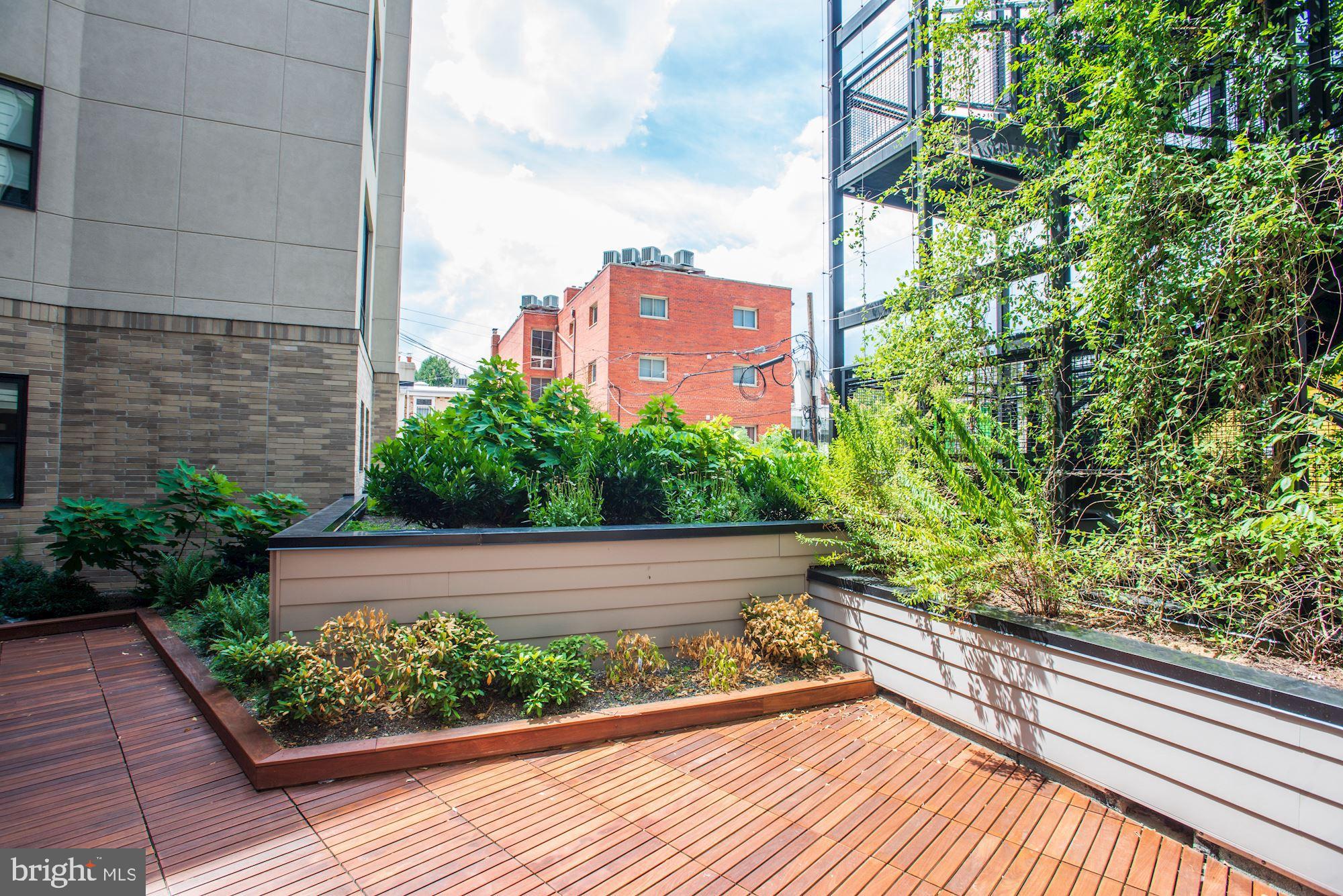 1550 11th Street Northwest, Unit 203 Washington, DC 20005 - Photo 15 of 21 Landscaped Courtyard