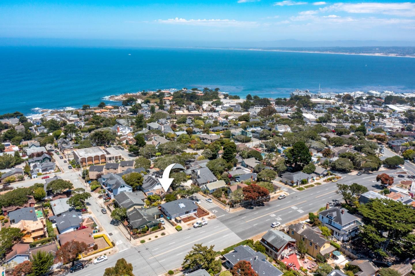 314 3rd Street Pacific Grove, CA 93950 - Photo 34 of 35 an aerial view of a ocean