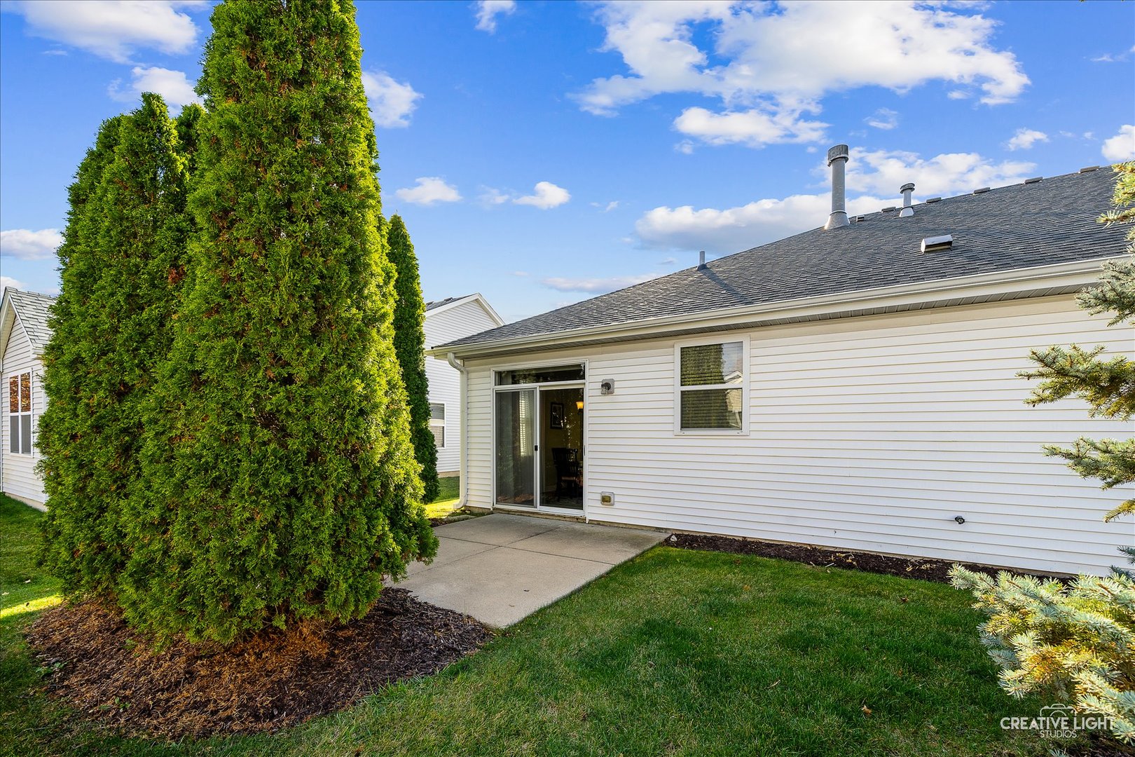 757 Bellevue Circle Oswego, IL 60543 - Photo 17 of 19 a view of a back yard of the house