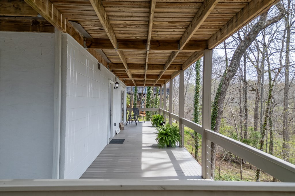 1682 Settlement Road Young Harris, GA 30582 - Photo 45 of 72 a view of porch with seating space