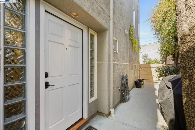 a view of a terrace with sitting area