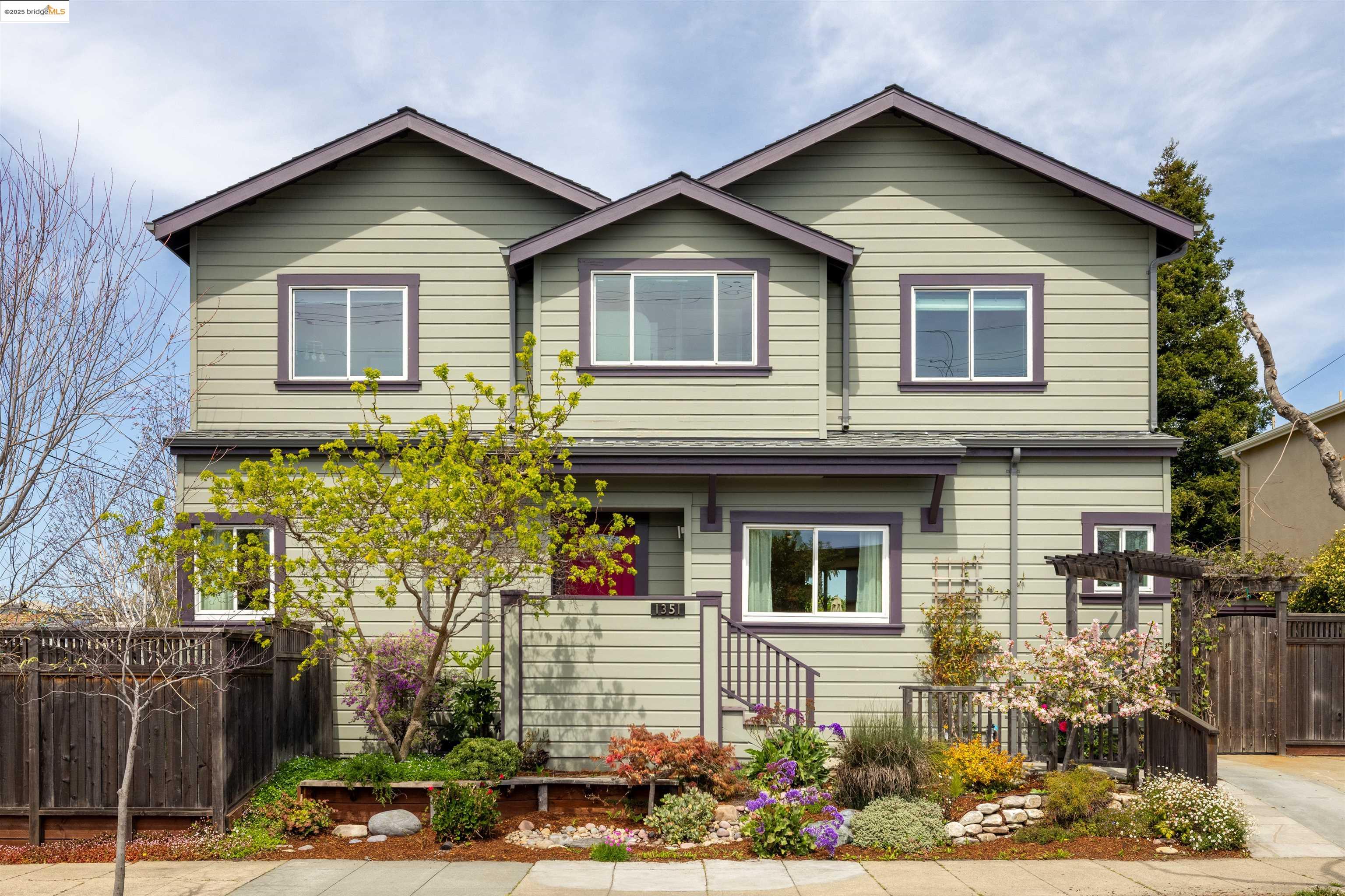 1351 Dwight Way Berkeley, CA 94702 - Photo 1 of 1 a front view of a house with a yard