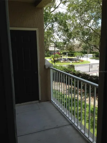 a view of a porch