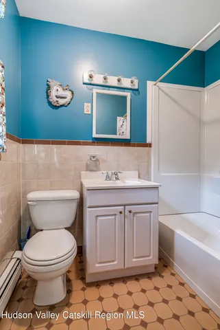 a view of a lush green forest