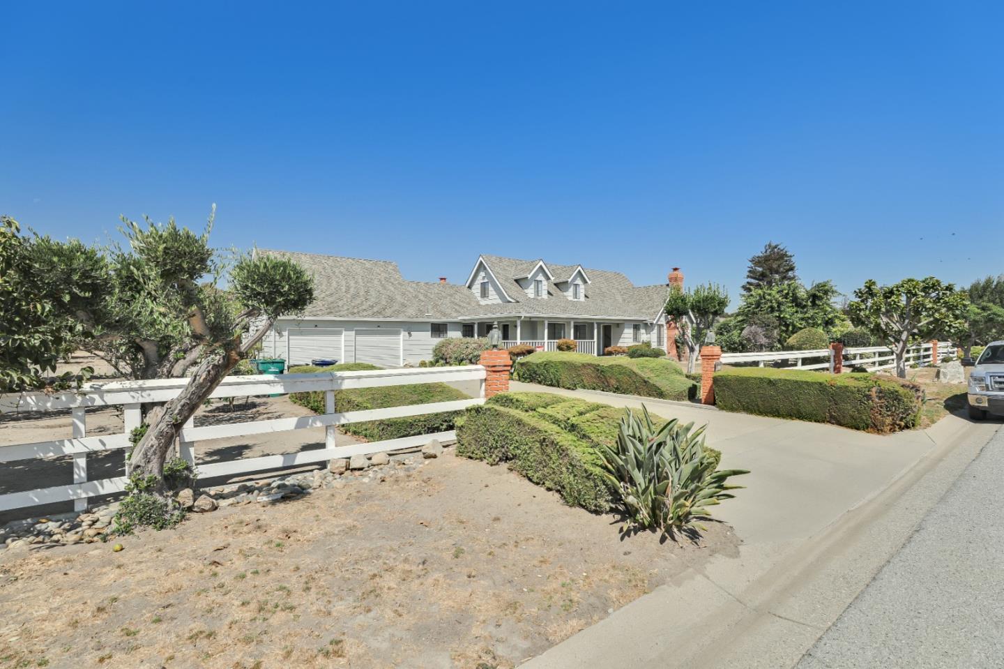 a view of a lake with a houses