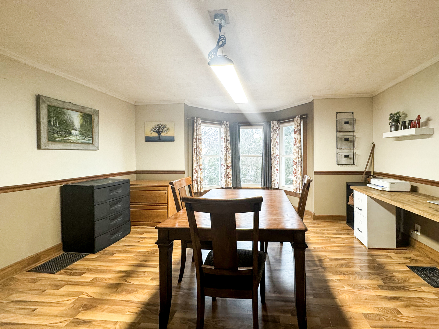 2289 North AYP Road Freeport, IL 61032 - Photo 18 of 52 a view of a dining room with furniture window and wooden floor