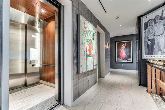 a view of a hallway with interior of the house