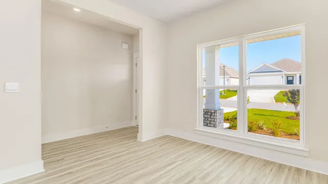 a small space with a shower