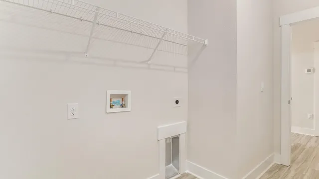 a view of hallway with stairs