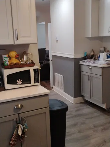 a view of front door and bedroom