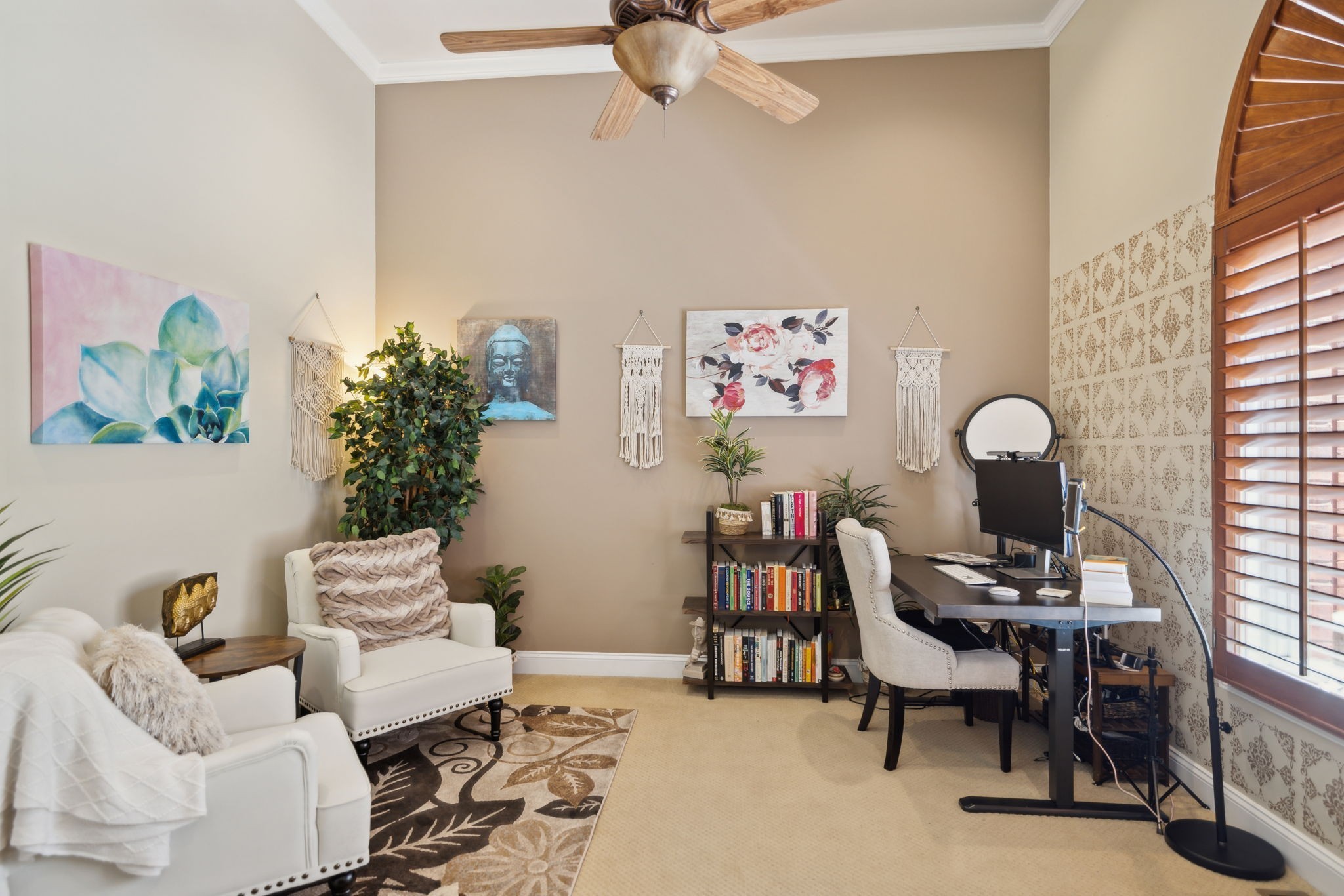2526 Bearden Road Clarksville, TN 37043 - Photo 26 of 69 a view of a workspace with furniture and a window