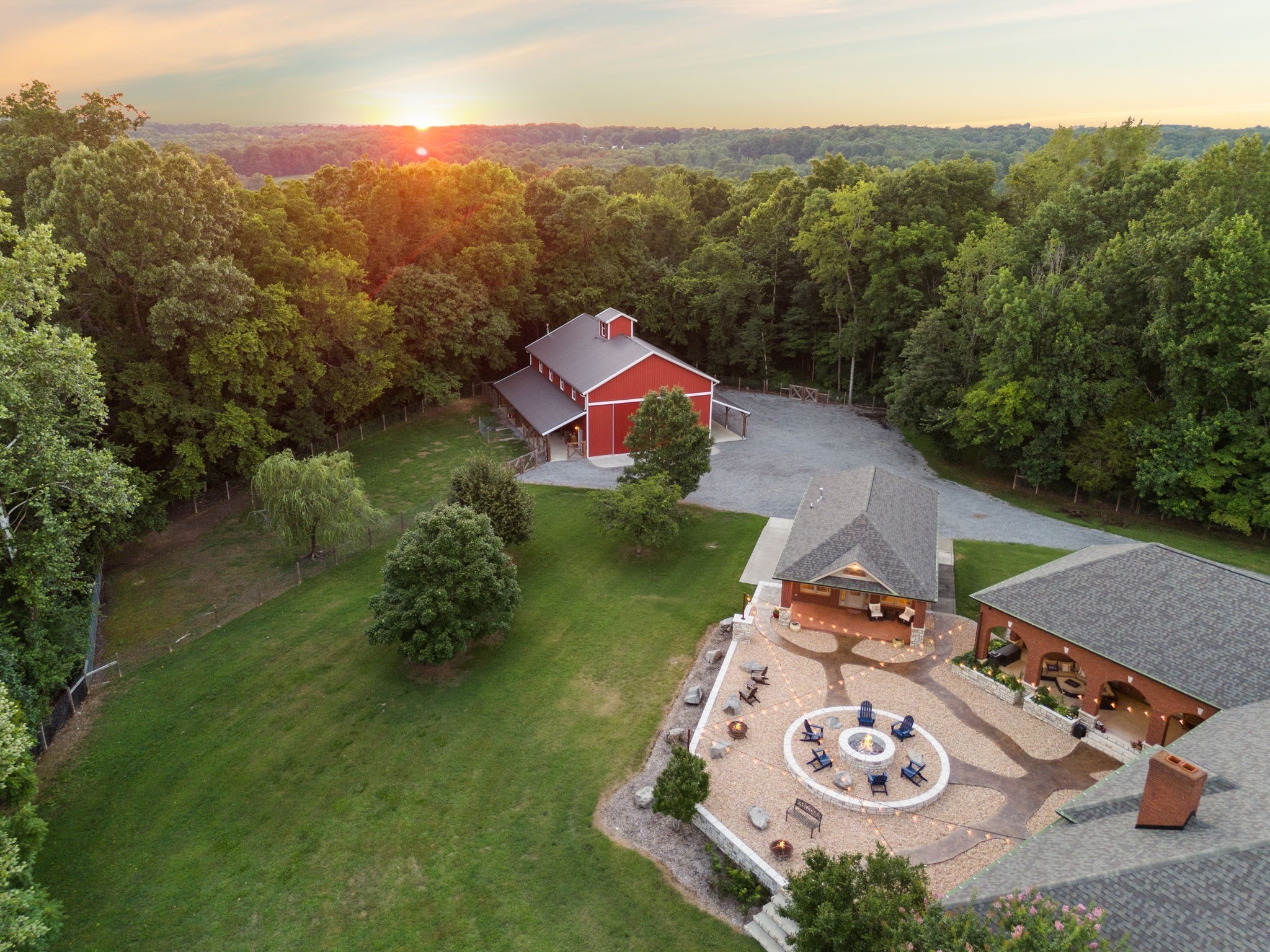 2526 Bearden Road Clarksville, TN 37043 - Photo 61 of 69 an aerial view of a house with a yard