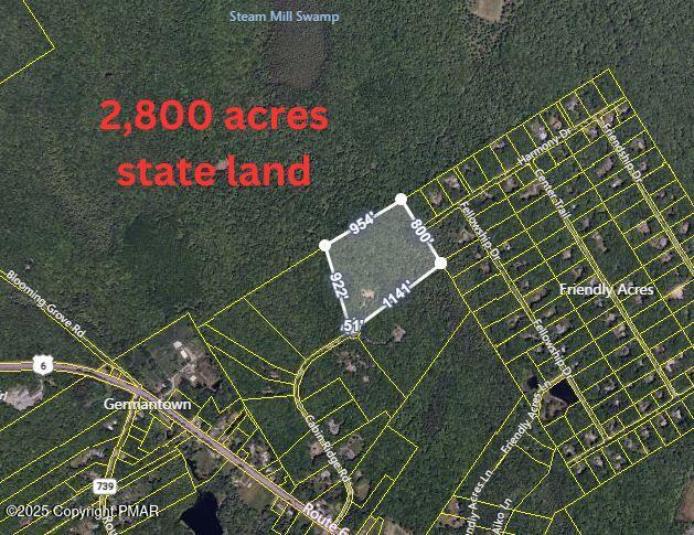 140 Cabin Ridge Road Hawley, PA 18428 - Photo 2 of 14 1.2 Aerial 2