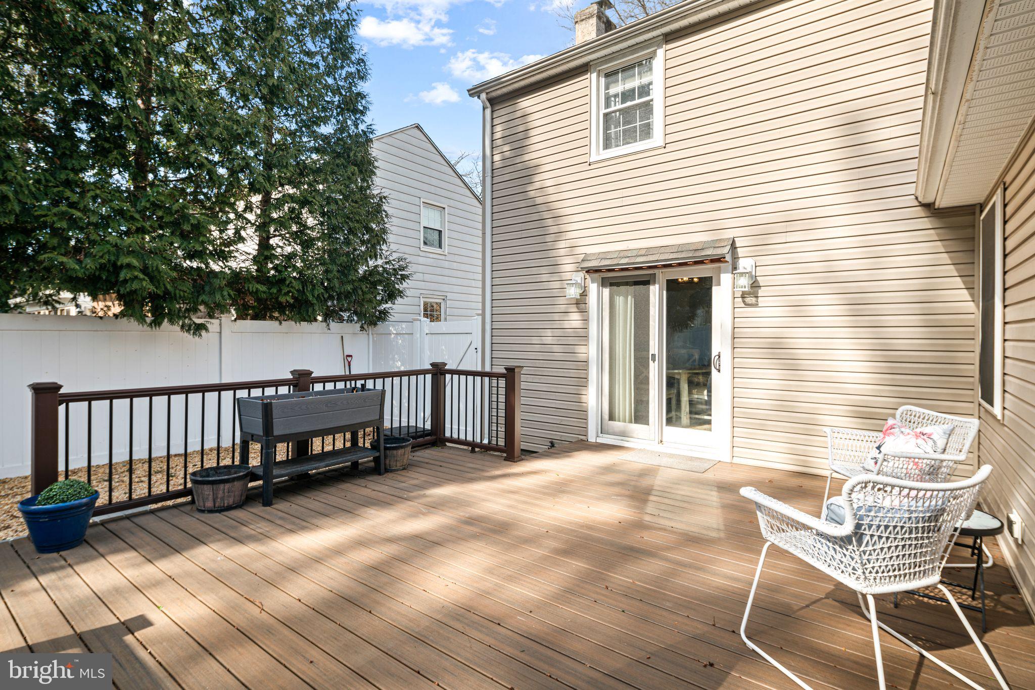 426 Avondale Avenue Haddonfield, NJ 08033 - Photo 37 of 40 a view of a chair and table in the balcony