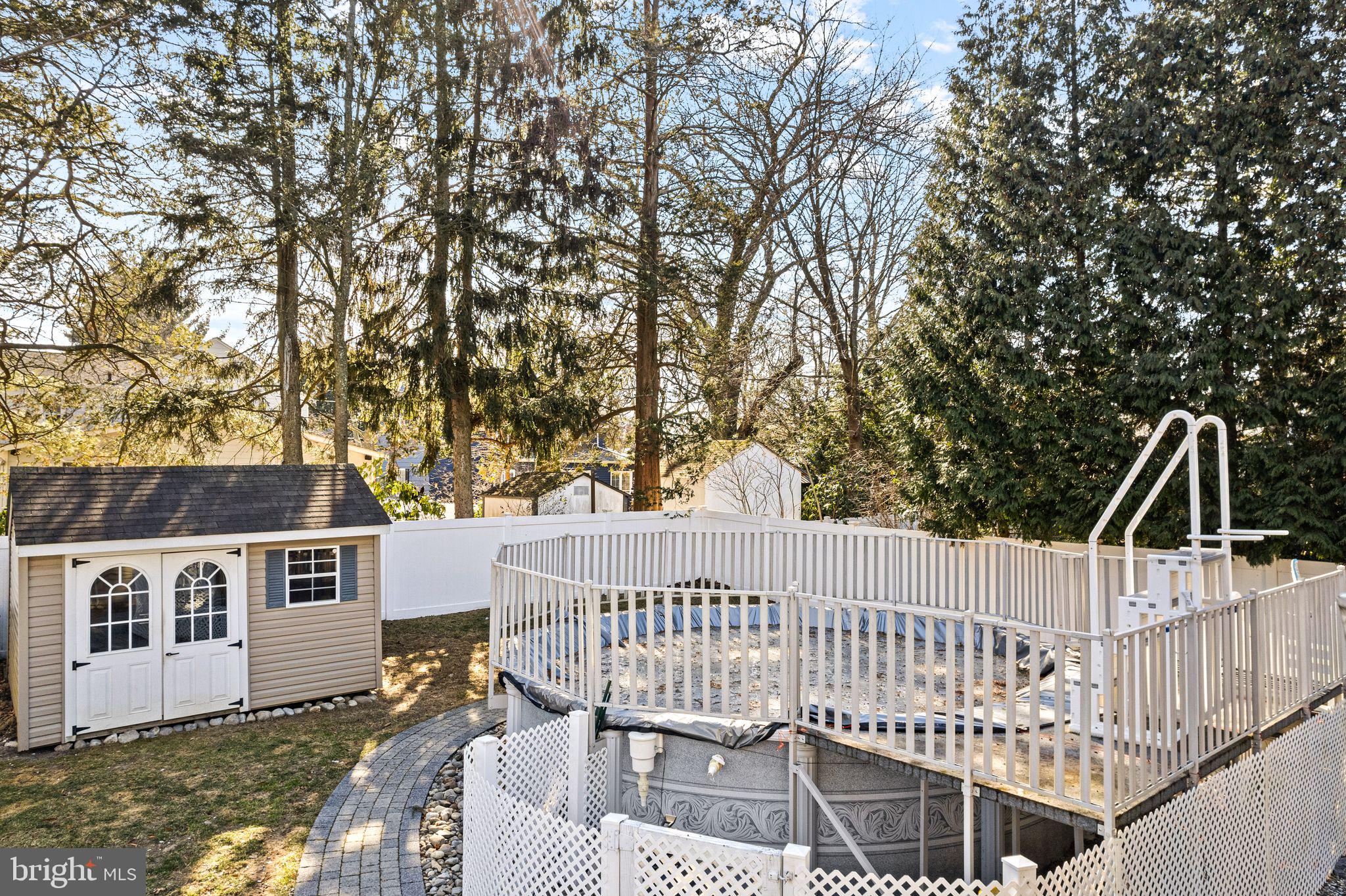 426 Avondale Avenue Haddonfield, NJ 08033 - Photo 39 of 40 a view of a house with backyard and deck