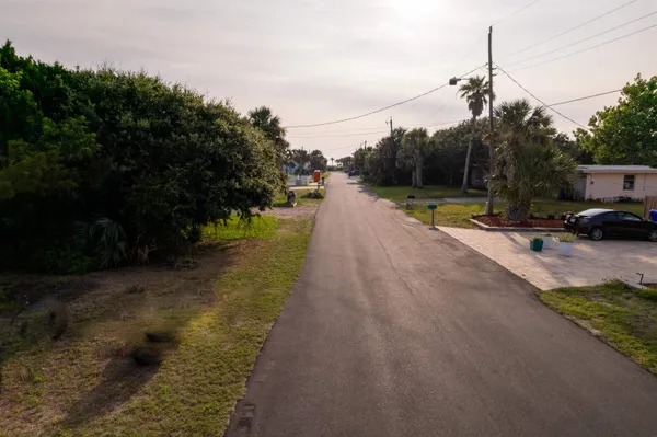 a view of a lake with houses