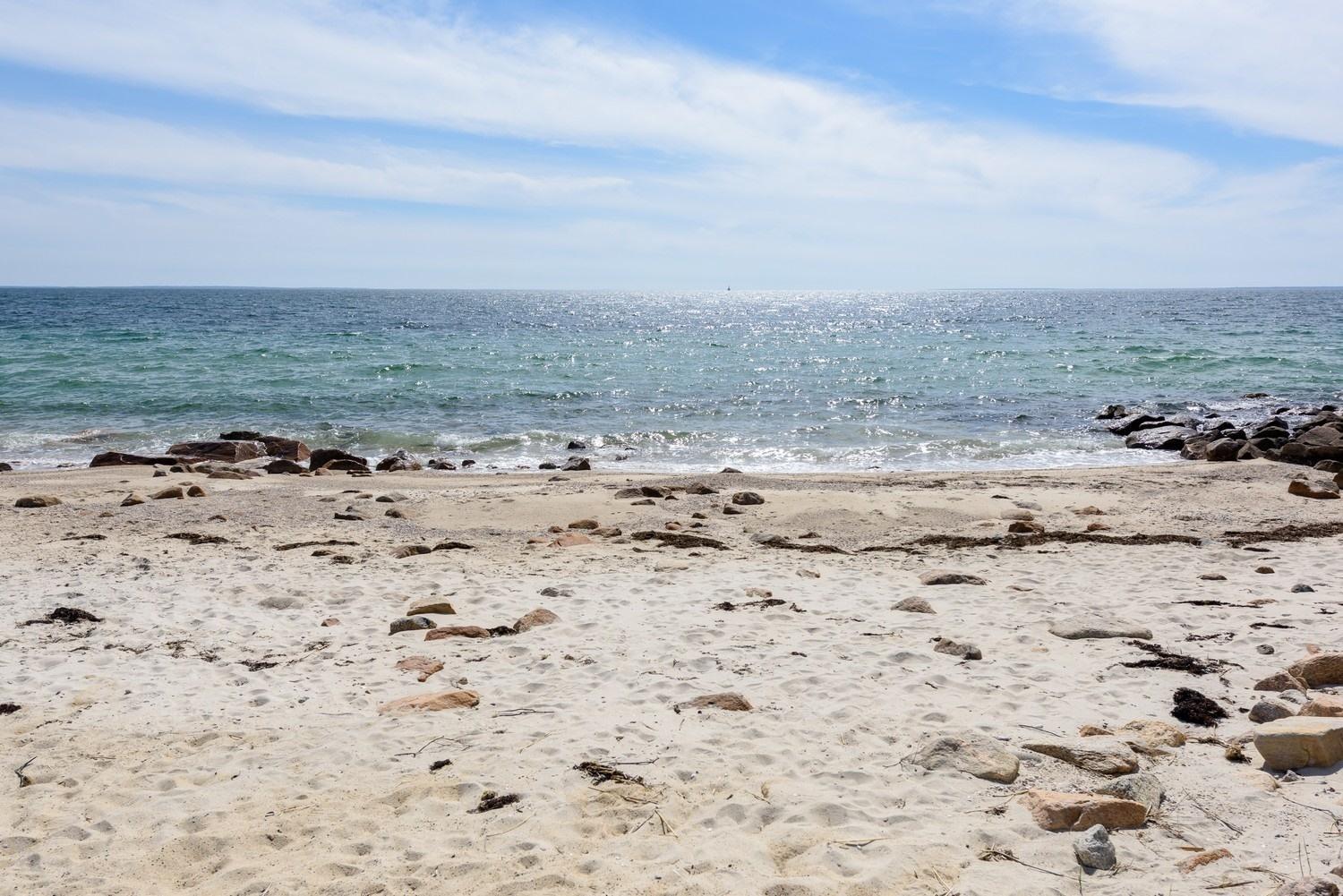 425 Scraggy Neck Road Cataumet, MA 02534 - Photo 28 of 32 a view of ocean view with beach