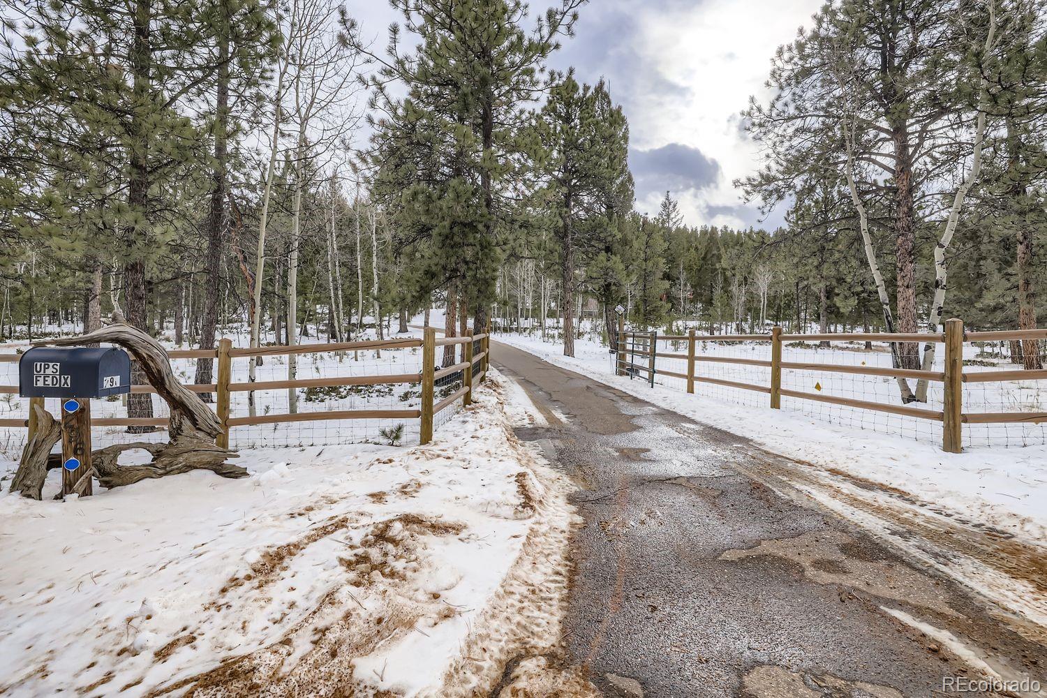 296 Desperado Road Bailey, CO 80421 - Photo 5 of 38 a view of outdoor space with seating