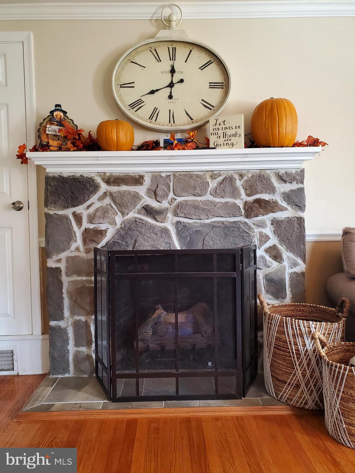 38 Home Road Hatboro, PA 19040 - Photo 6 of 20 Gas Fireplace in Living Room