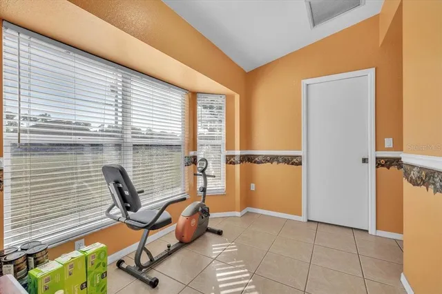 a view of balcony with couch