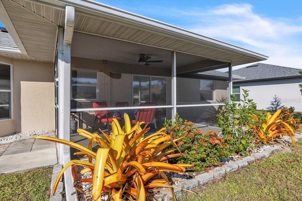 25313 Durango Court Punta Gorda, FL 33955 - Photo 25 of 34 a view of a two chair and table in the balcony