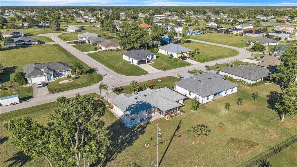 25313 Durango Court Punta Gorda, FL 33955 - Photo 30 of 34 an aerial view of residential houses with outdoor space