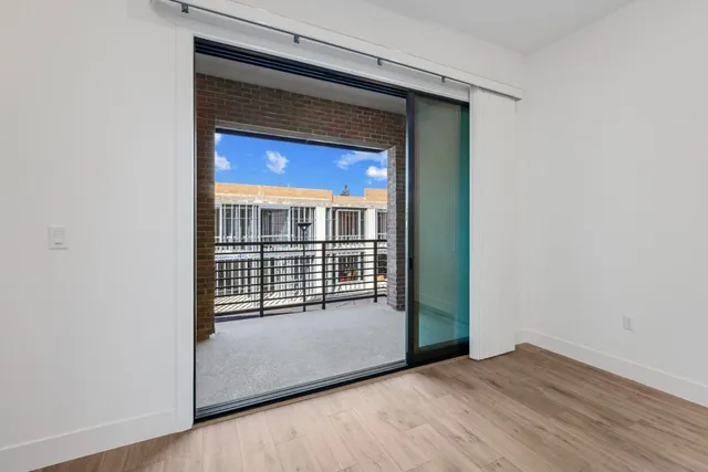 a view of hallway with stairs