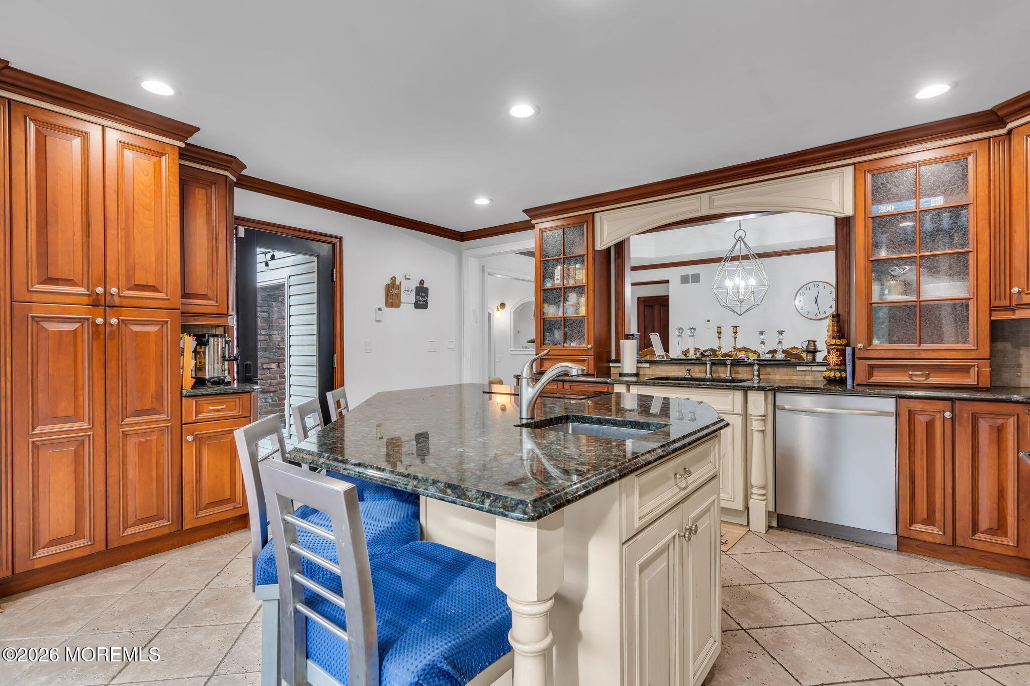 1731 Silverton Road Toms River, NJ 08753 - Photo 16 of 46 a kitchen with stainless steel appliances granite countertop a sink and a refrigerator
