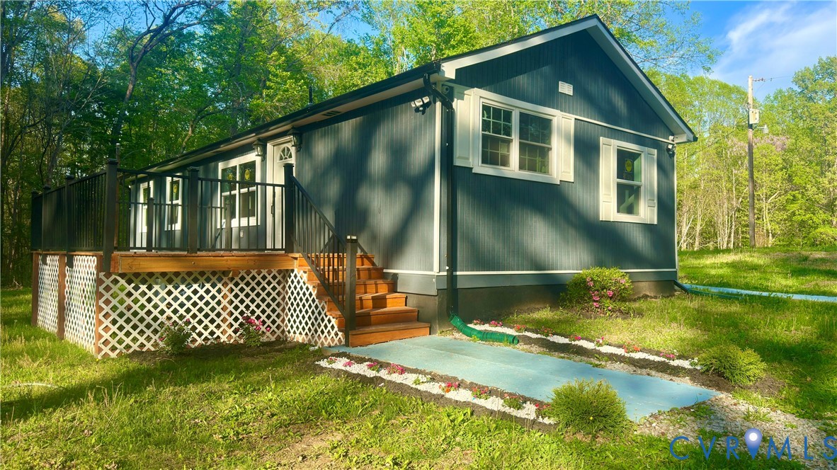 3829 Five Forks Road Pamplin, VA 23958 - Photo 8 of 65 a view of a house with backyard