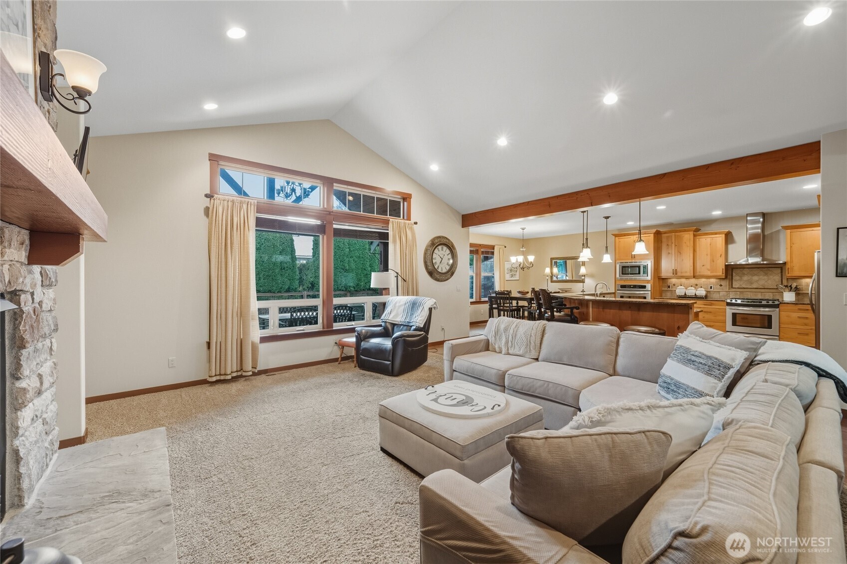 8424 Double Ditch Road Lynden, WA 98264 - Photo 14 of 39 a living room with furniture and a large window
