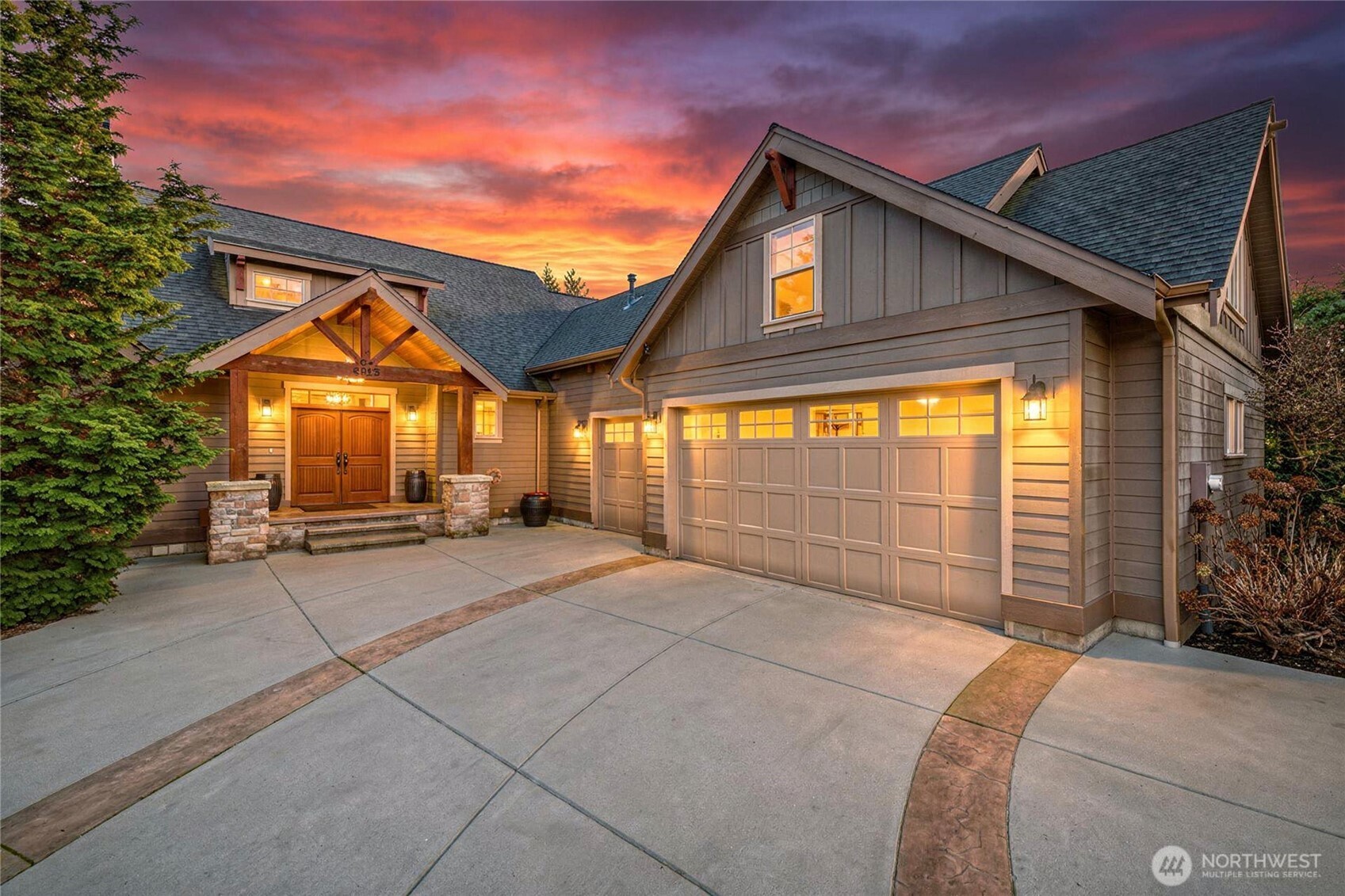 8424 Double Ditch Road Lynden, WA 98264 - Photo 2 of 39 a front view of a house with a outdoor space