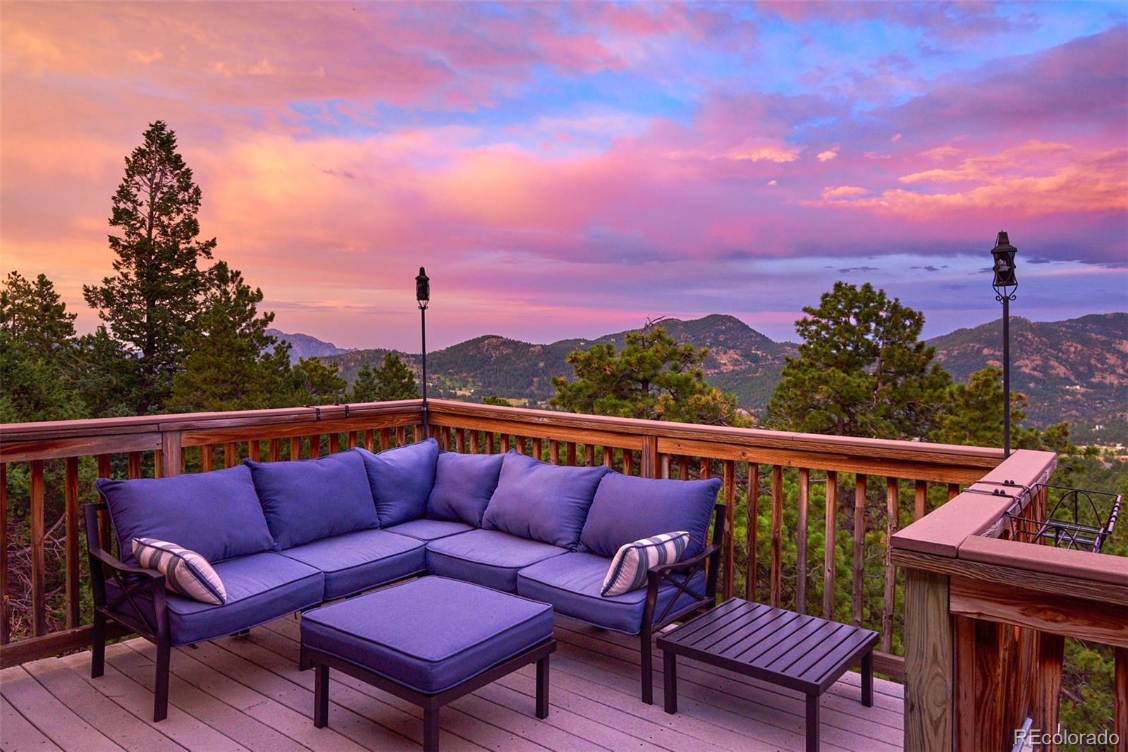 11440 Inspiration Road Golden, CO 80403 - Photo 5 of 38 a balcony with furniture