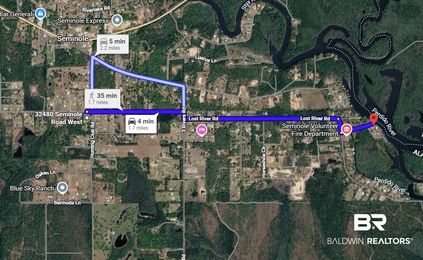 32840 Seminole Road West Seminole, AL 36574 - Photo 5 of 11 Map / location