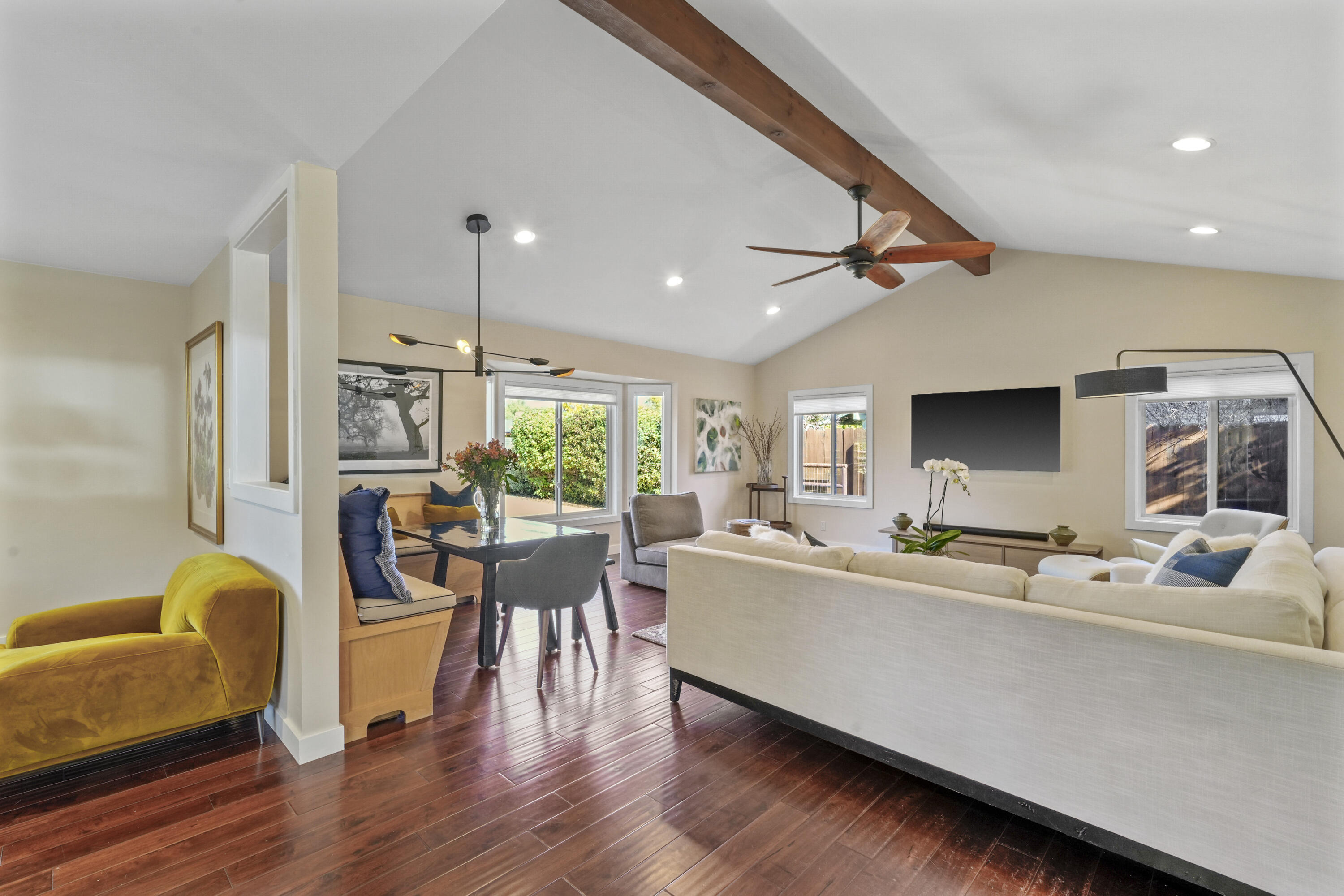 2204 Alamo Pintado Road Solvang, CA 93463 - Photo 3 of 17 a living room with furniture and a flat screen tv